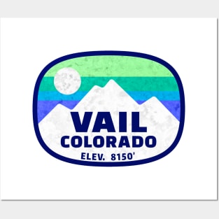 Vail Colorado Skiing Ski Posters and Art